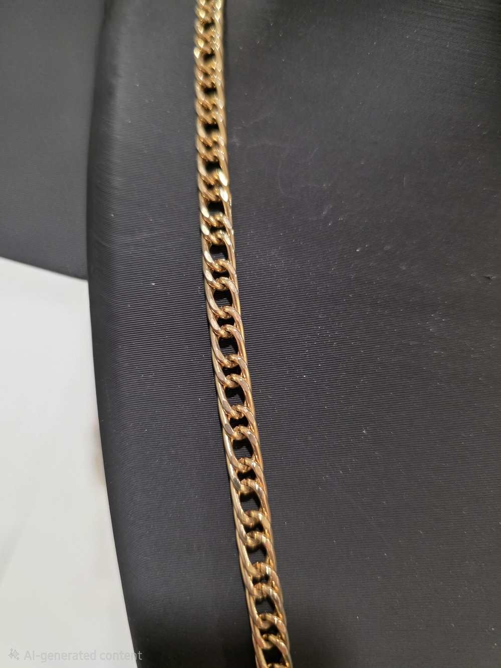 Vintage Gold-Tone Chain Necklace -Marked "Korea" - Picture 4 of 7